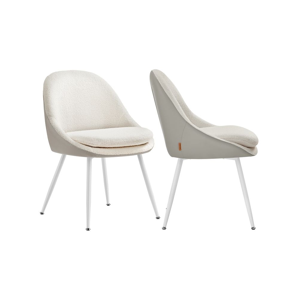 VASAGLE jedálenské stoličky – set 2 ks, s vankúšom, nové