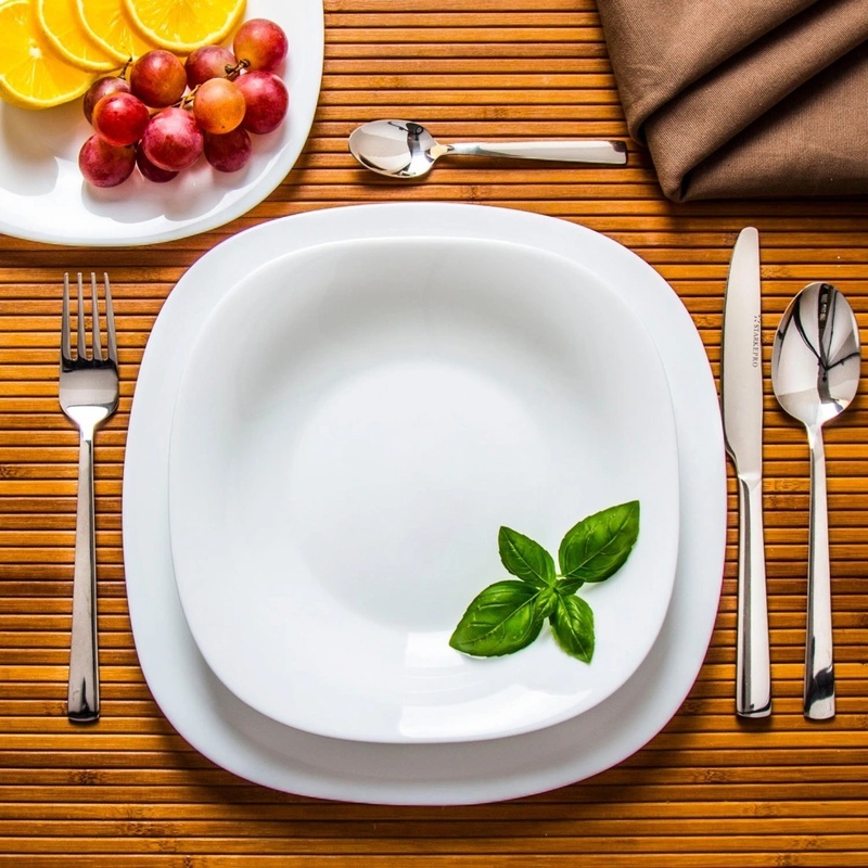 Biela Jedálenská súprava Parma tanierová sada