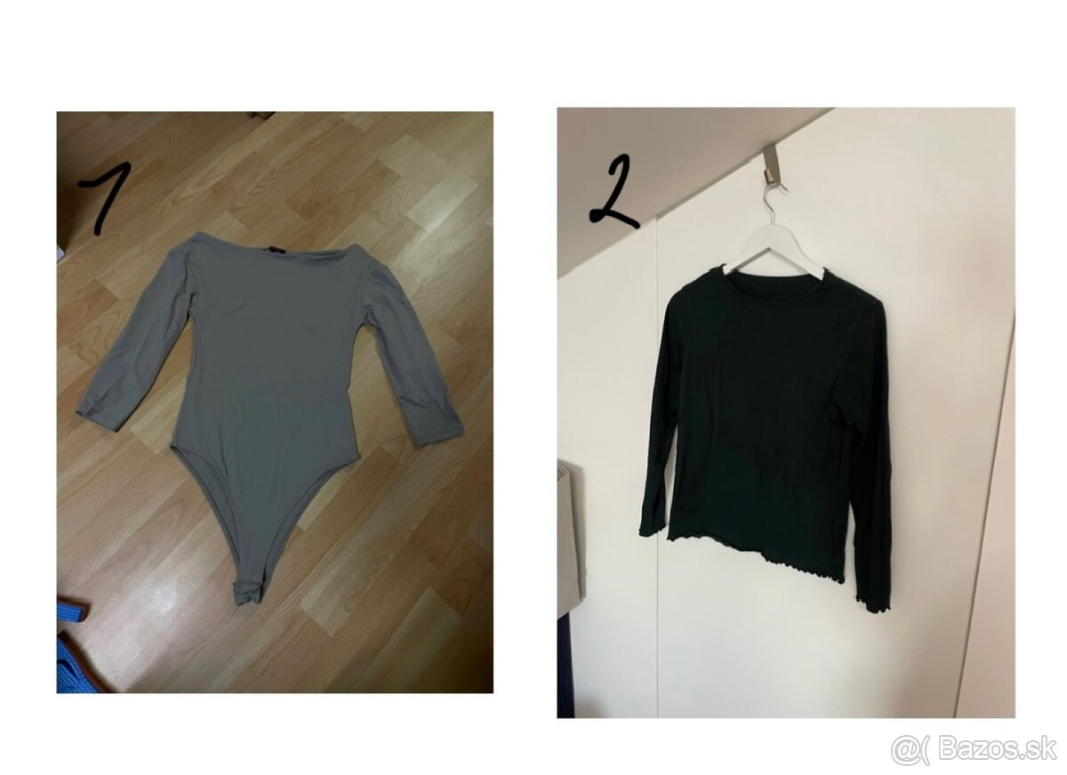 Rôzne tričká s dlhým rukávom