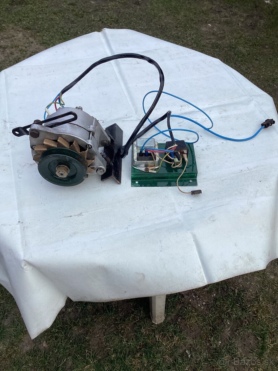 28v alternator prerobený na PV3s