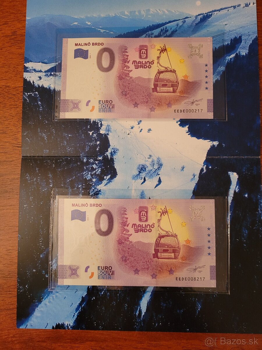 0 eurova bankovka, 0€ bankovky, 0 eurové bankovky