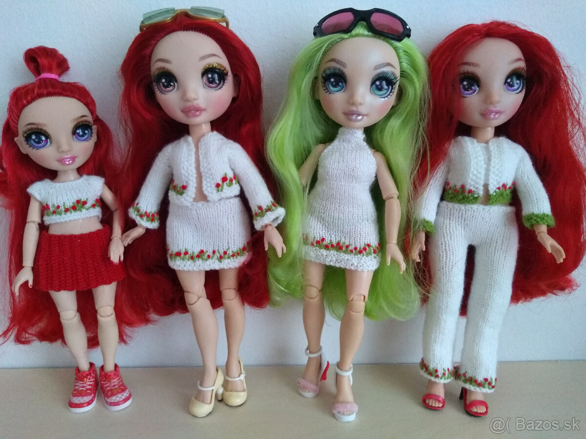 Šaty pre bábiky Rainbow high junior barbie oblečenie