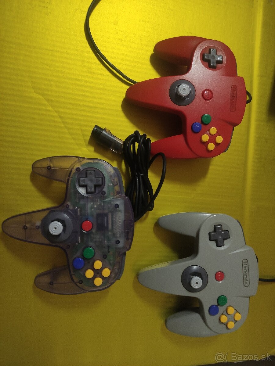 Nintendo 64 ovládače originál