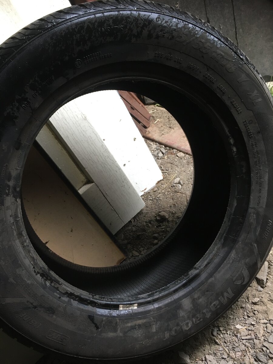 Predám pneumatiky 255/55r18 matador