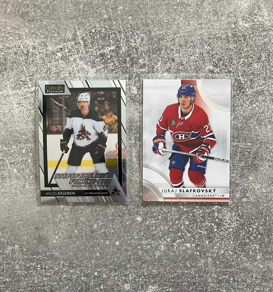 Hokejové kartičky Slováci v NHL