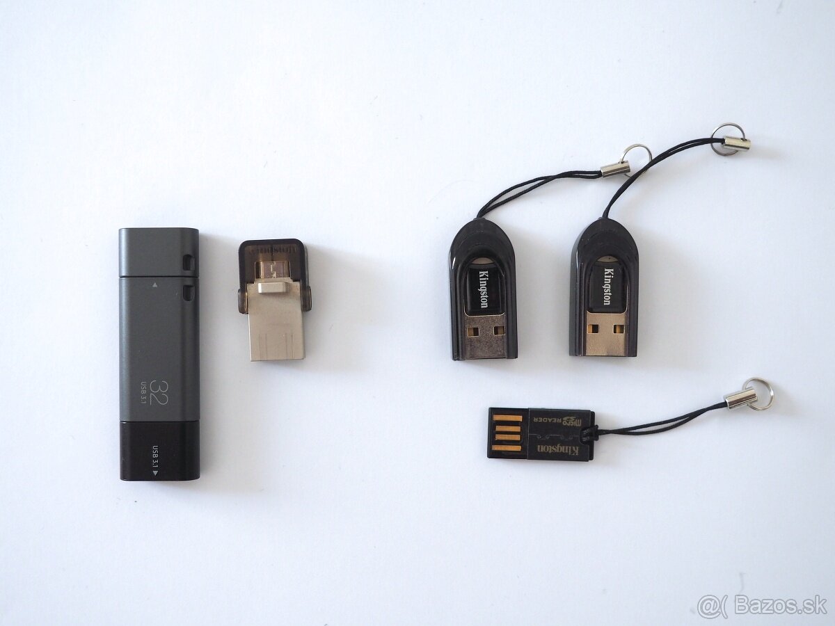 USB kľúče a SD karty