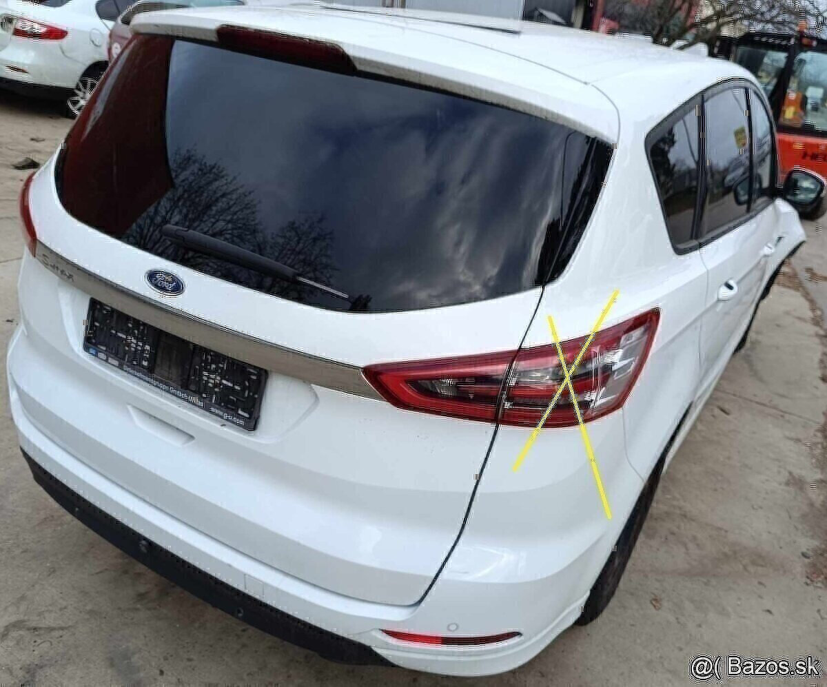 FORD S-MAX 2.0 TDCI 2016 predám PIATE DVERE, MOTOR, DVERE PR