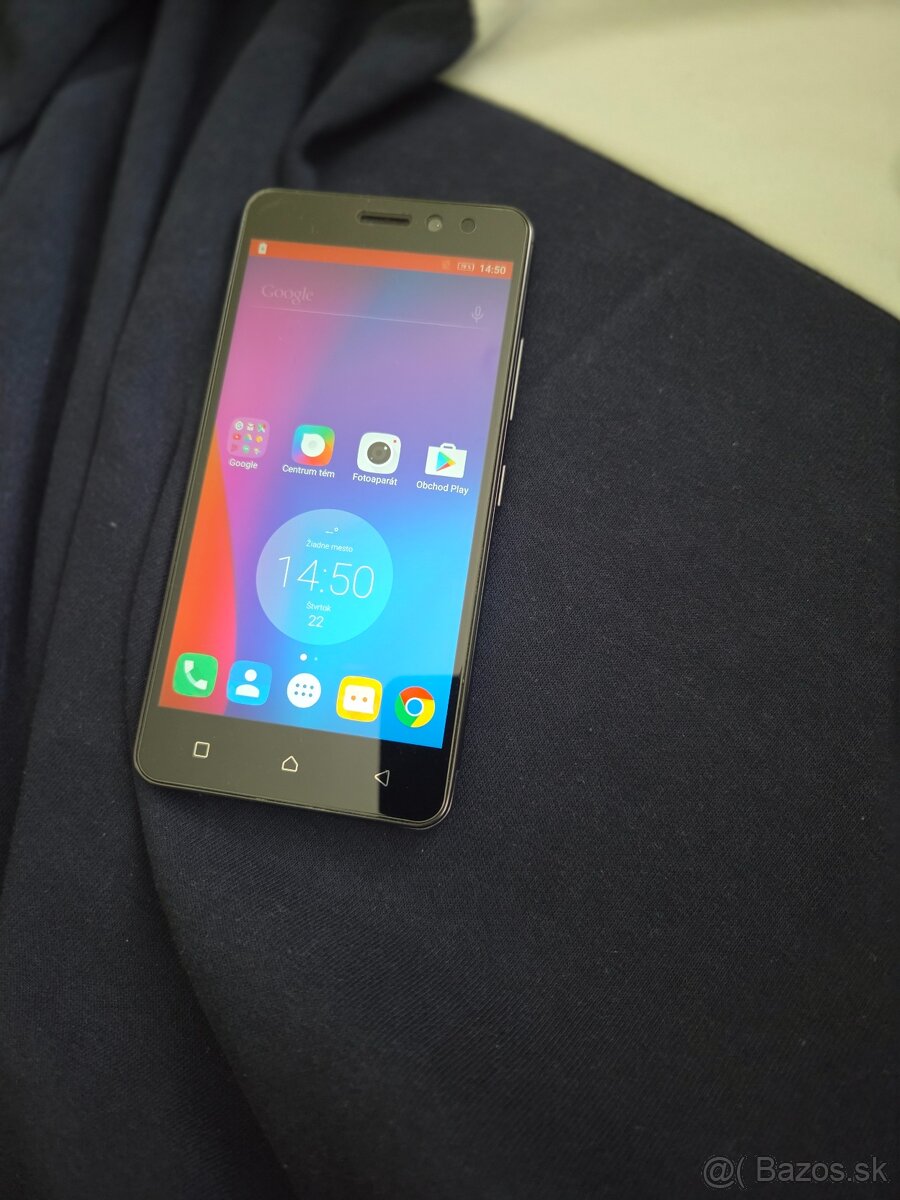 Lenovo K6 sivy voľný v peknom stave nalepené ochranné sklo A