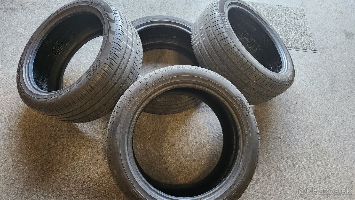 Predám letné pneumatiky Pirelli 255x45 r19