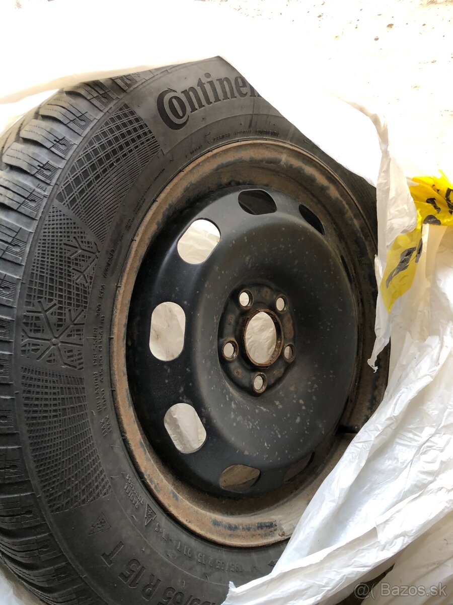 Predám plechove disky 5x100 R15