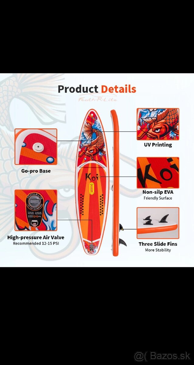 Paddleboard 335cm nový