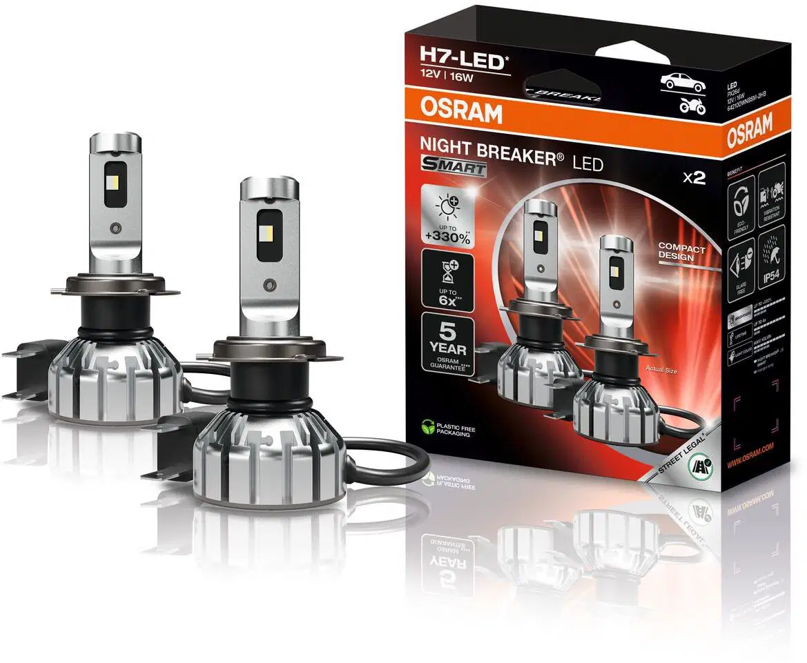 OSRAM NIGHT BREAKER LED SMART H7, +330 %