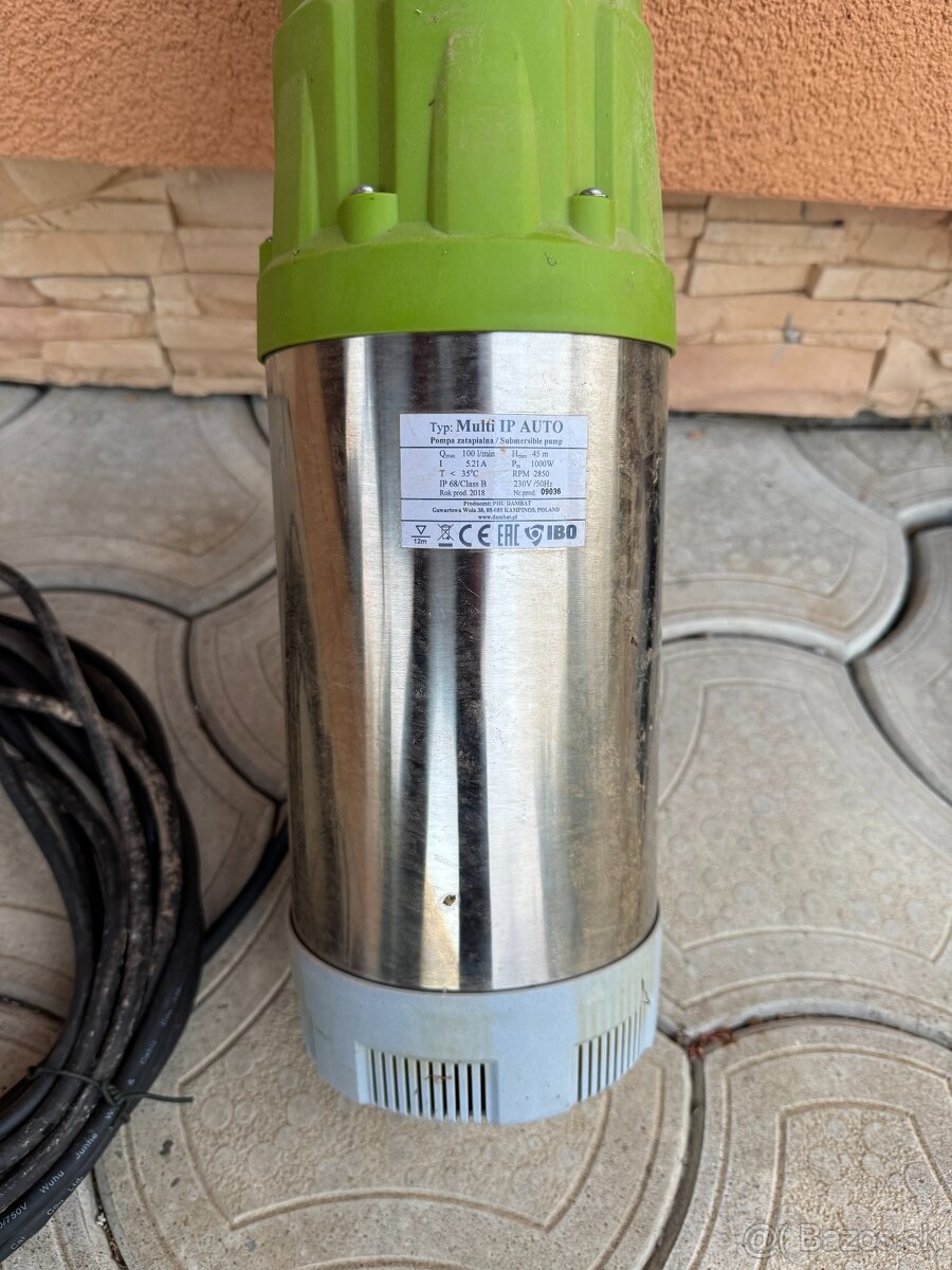 Predám automatické ponorné čerpadlo