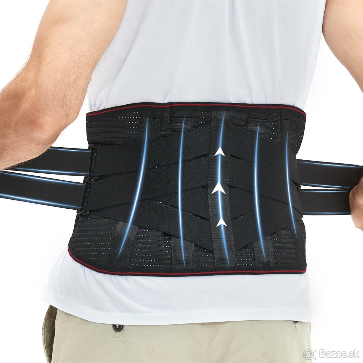 Chrbtový popruh Support Belt S M L XL XXL chrbtová ortéza s