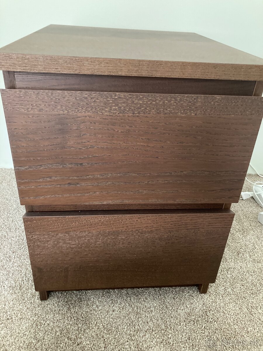 Komoda MALM Ikea HNEDA