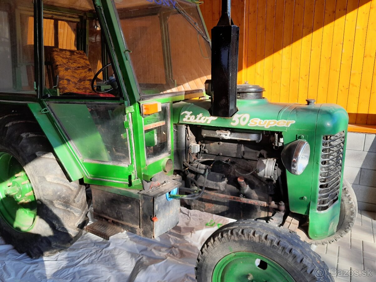 Zetor Super 50 + naviják