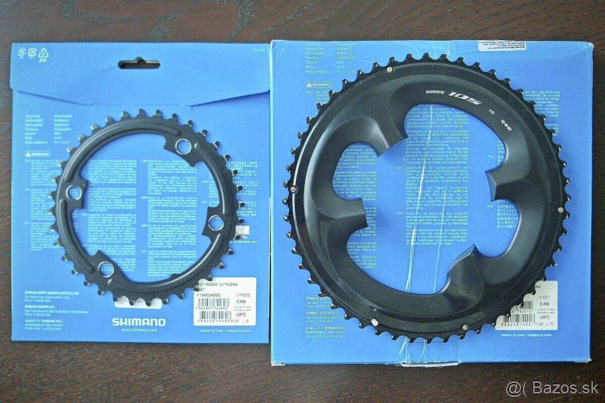 Prevodníky Shimano 105 11s FC-R7000 52T a 36T