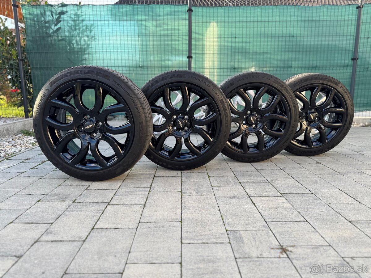 Mini Cooper R55, R56, R57 alu disky 4x100 205/45 R17