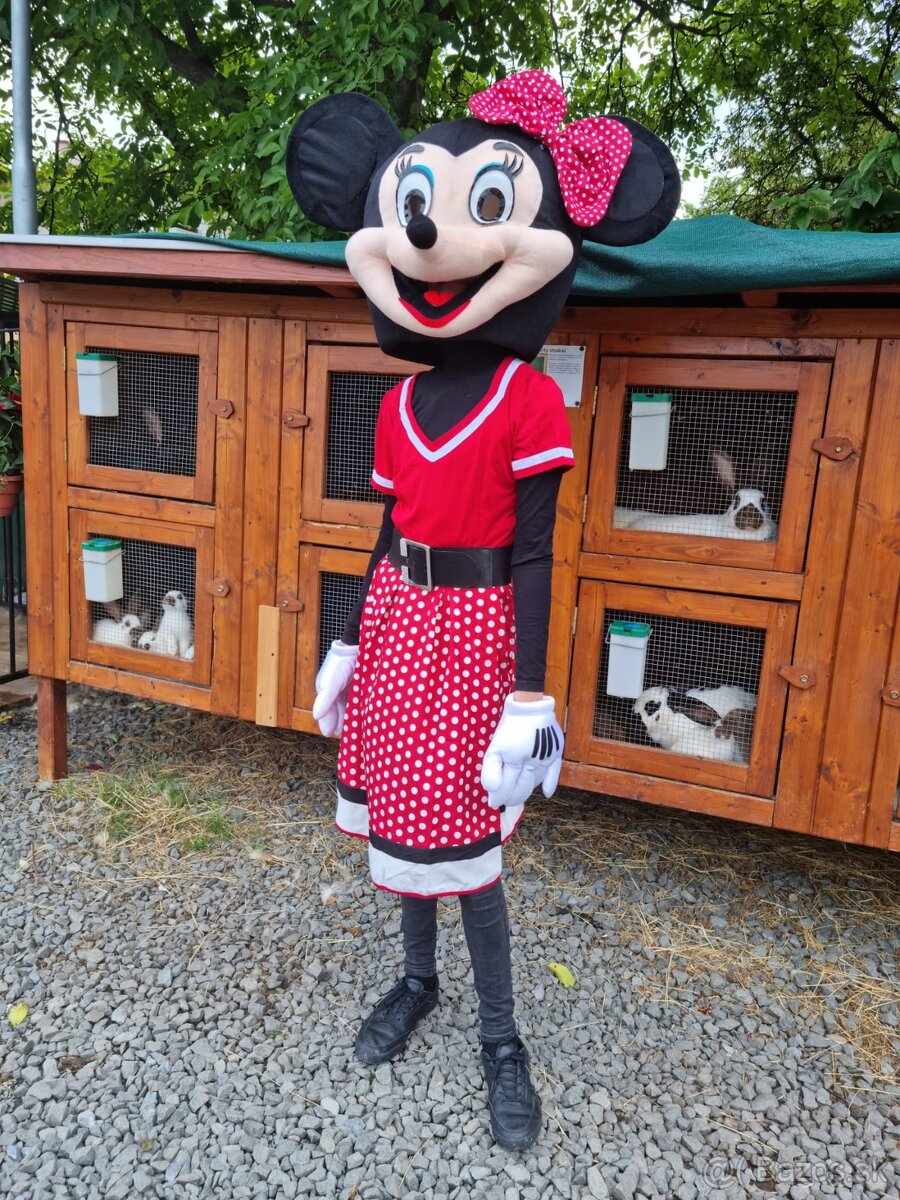 Maskot minnie  mouse + hračky