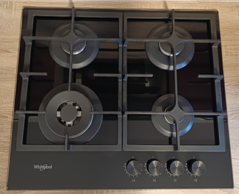 Plynová sklokeramická varná platňa