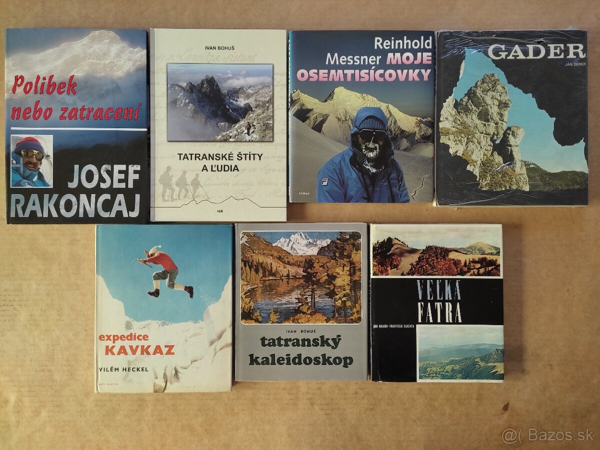 Knihy Horolezectvo, miestopis a iné 1.