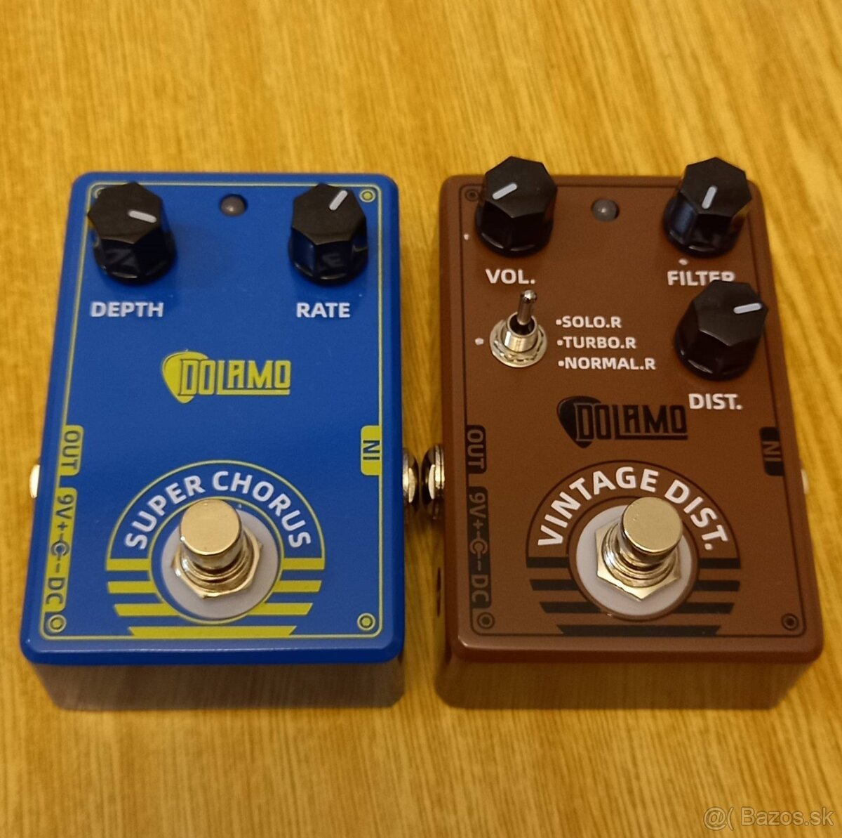 Super Chorus, Vintage Distortion.