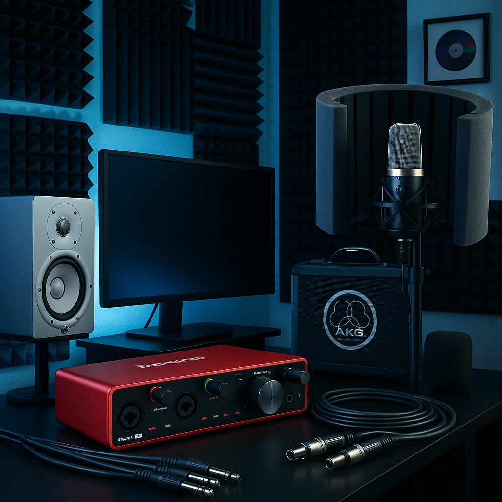 🎧 Predám kompletné domáce nahrávacie štúdio – v top stave