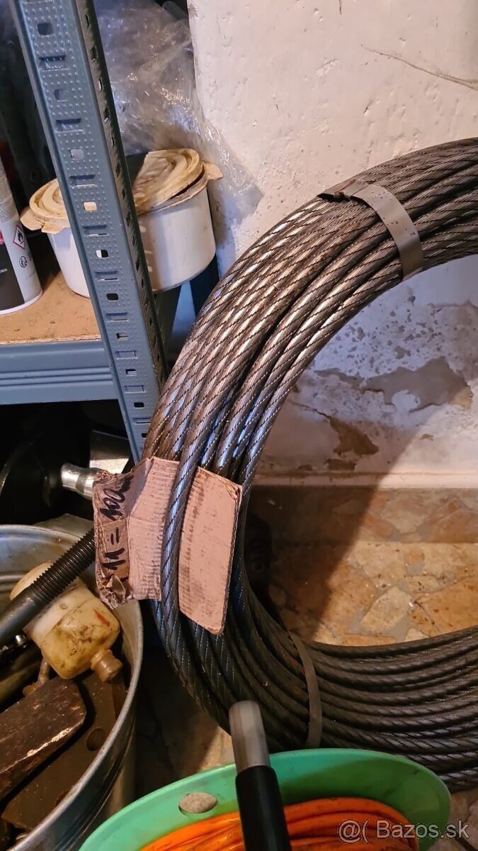 Predám valcované lano 11mm