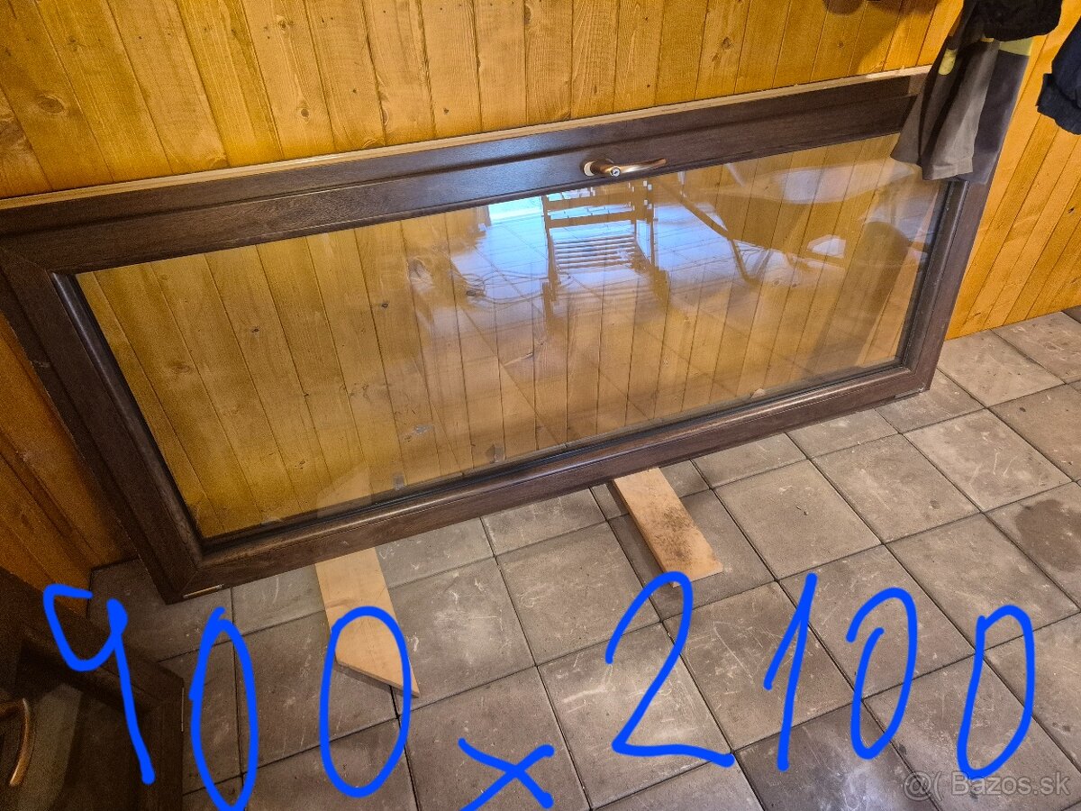 Predám plastové balkónové dvere, okno