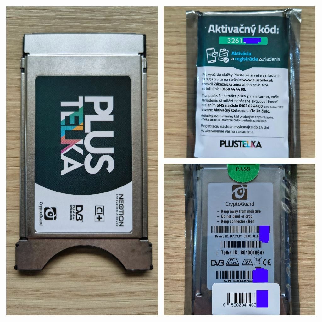 Karta CI CI+ PLUSTELKA