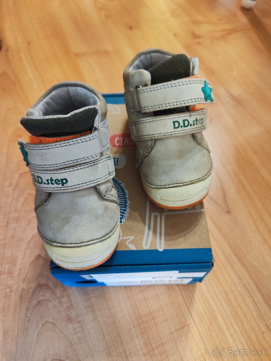 Kožené prechodne topánky DD step