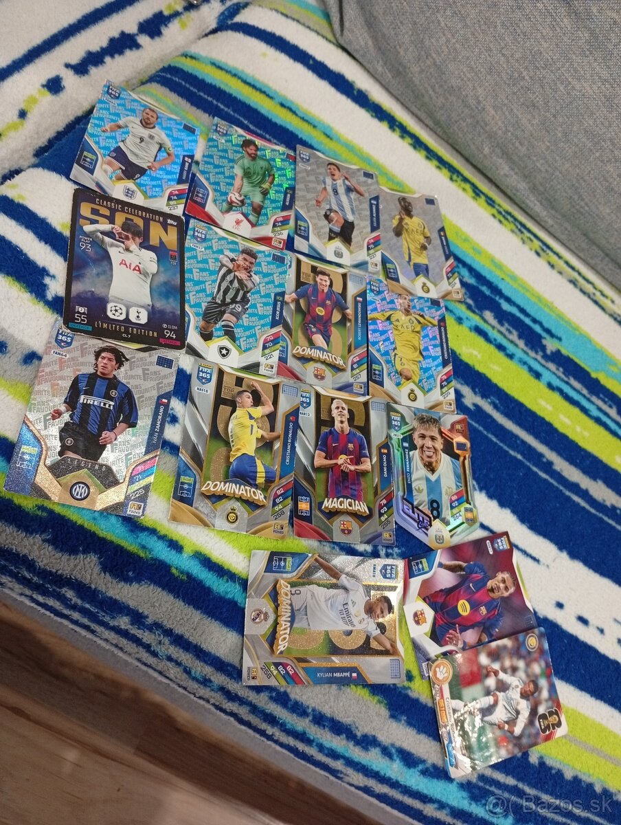Predám futbalové kartičky FIFA 365