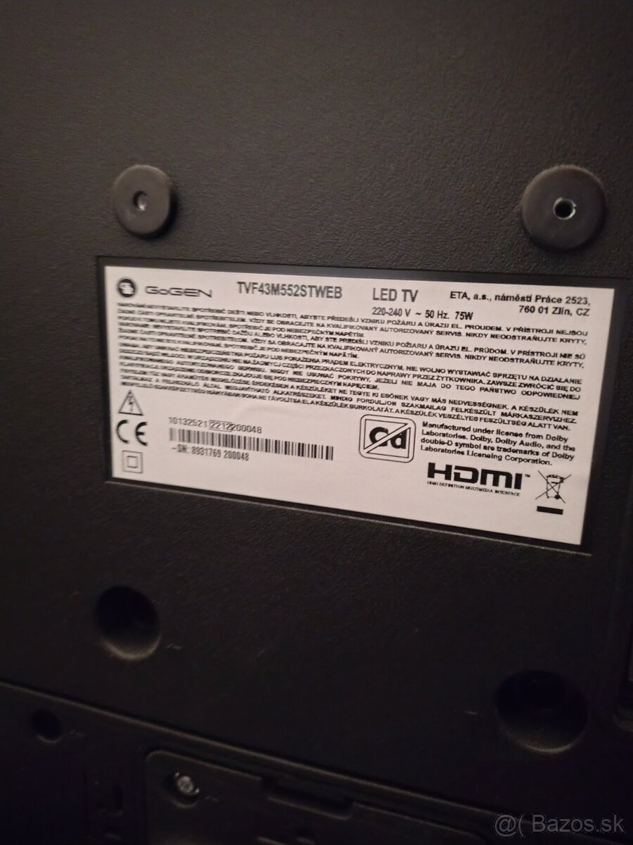 Predám tv Smart Gogen