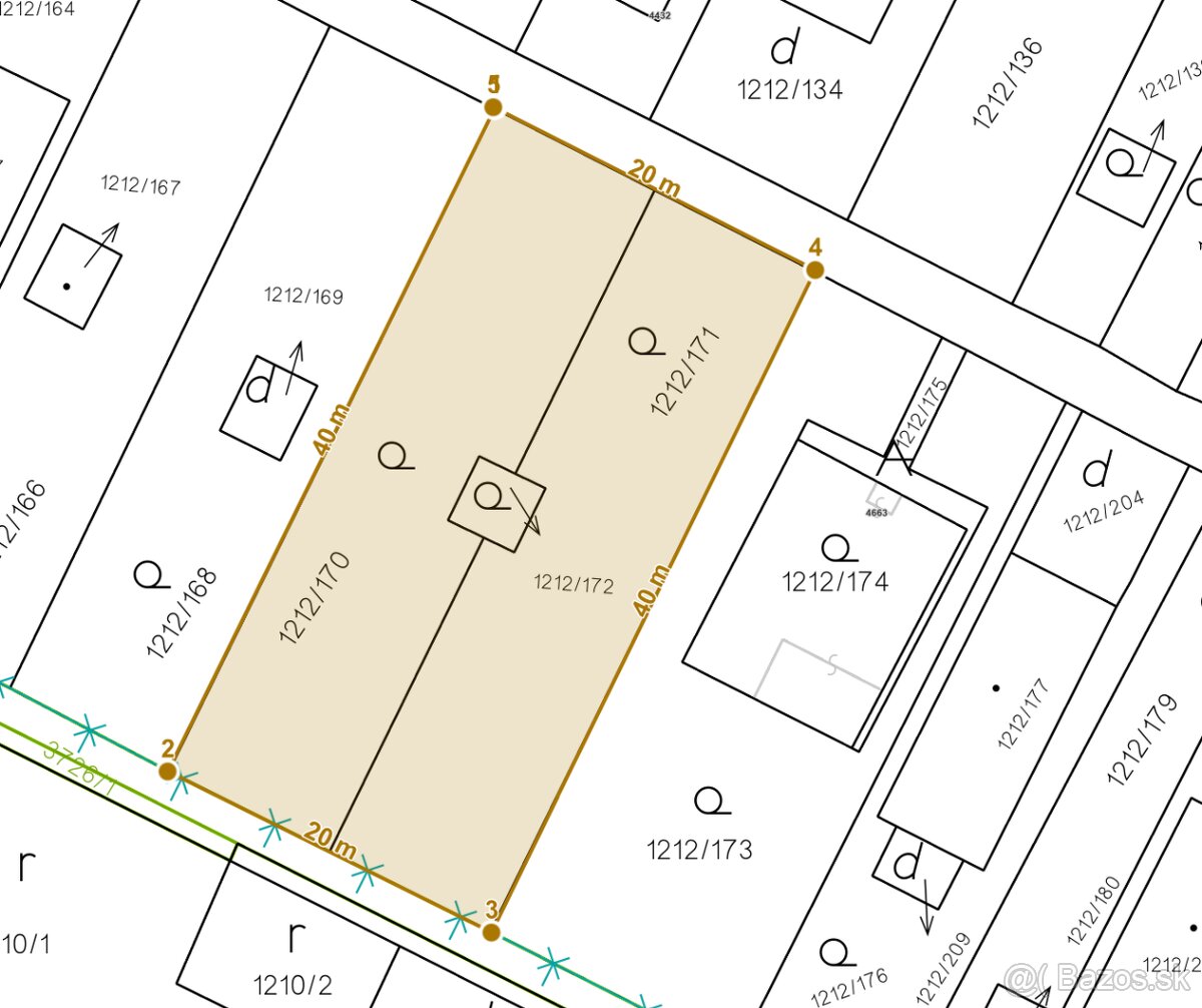 Predám stavebný pozemok neďaleko centra mesta Malacky