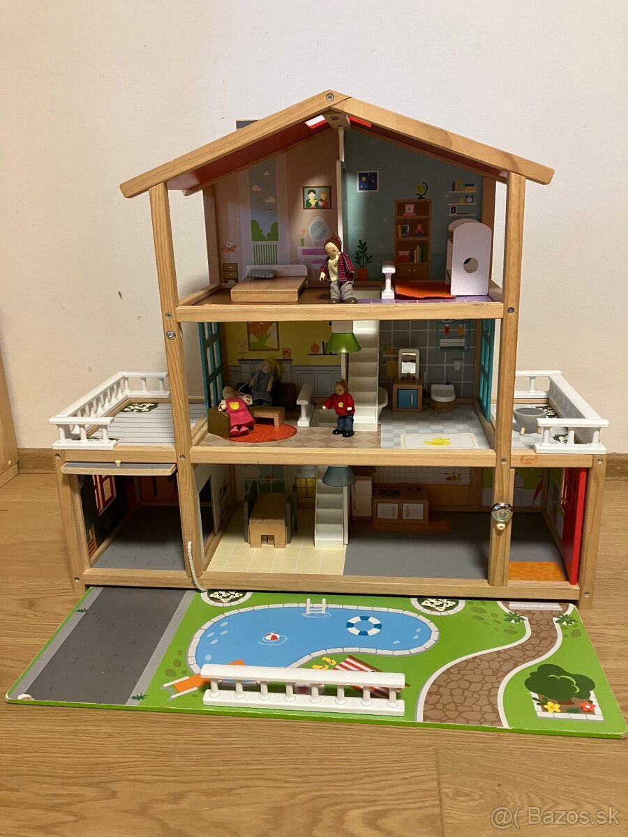 Predám detský drevený domček HAPE