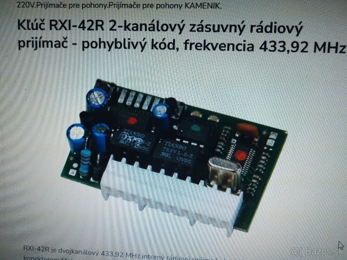Prijimač dalkoveho KEY