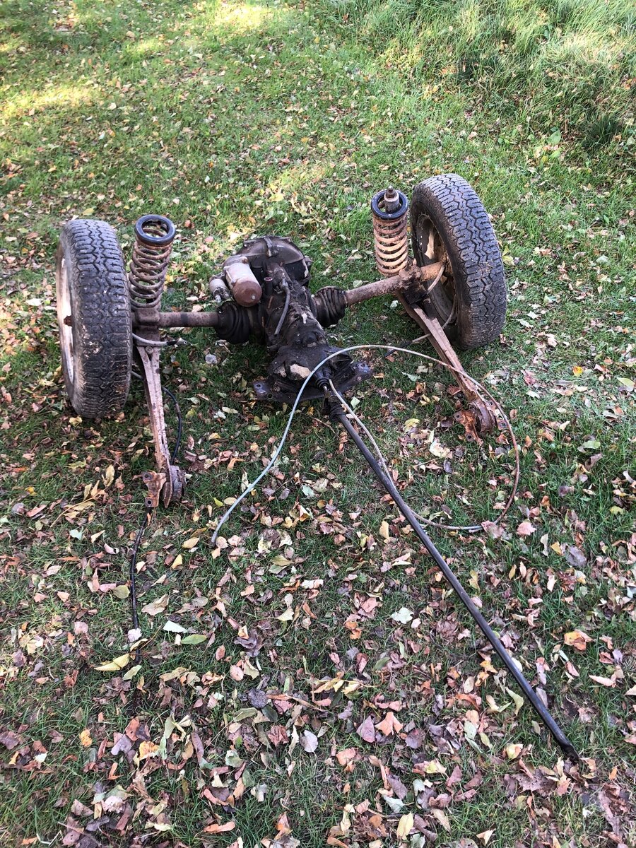 Zadna naprava s prevodovkou skoda 110l