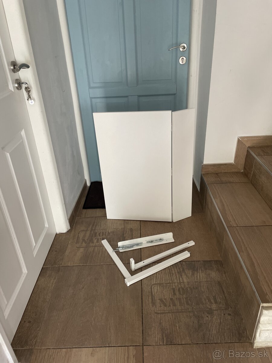 Nastenny stol Ikea Norberg biely