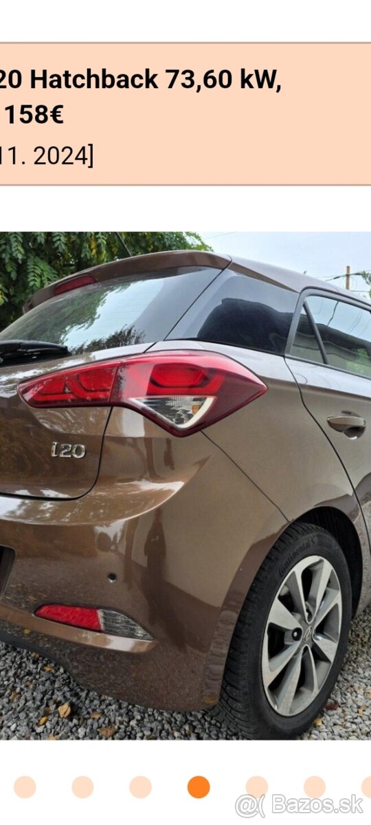 Hyundai I 20 ll PZ svetlo vonkajšie