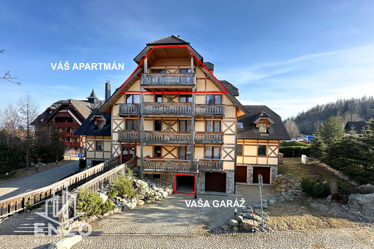 EXKLUZÍVNY STREŠNÝ APARTMÁN 120M2, VLASTNÁ GARÁŽ, APARTMANOV