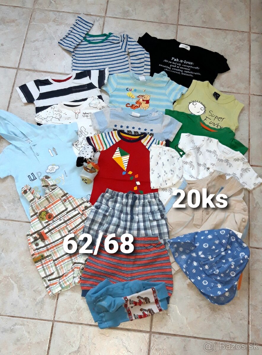 Letny balik 20ks.ckhlapcenske 62/68