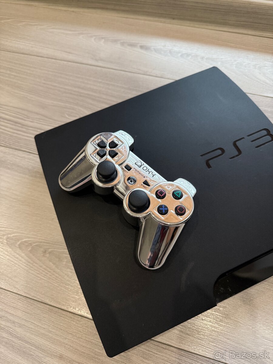 Predám Playstation 3 + 5 hier