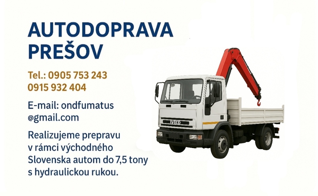 Autodoprava odvoz a dovoz sypkého a paletového tovaru