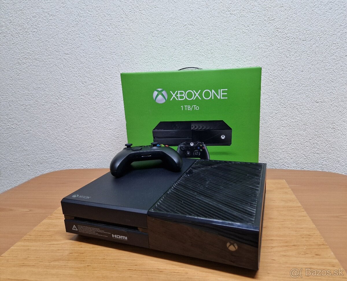 🟢 Xbox One 1TB + 130 hier – TOP STAV 🟢