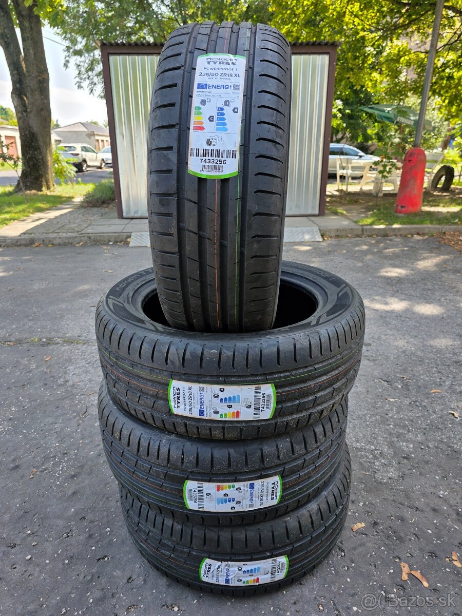 Nové letné pneumatiky 235/50 r18 nokian