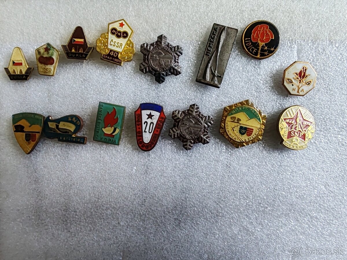 Odznaky rôzny motiv