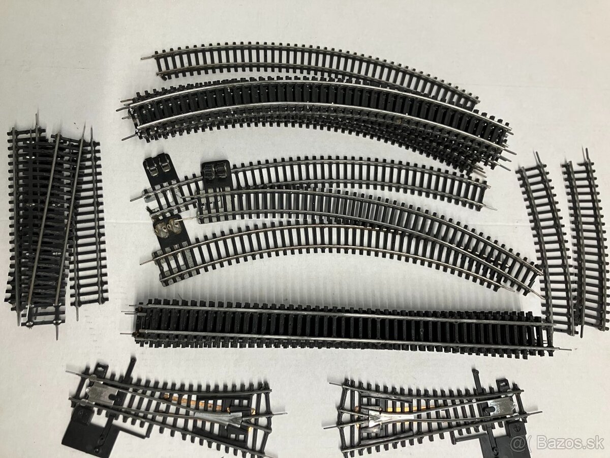 Modelová železnica koľajnice