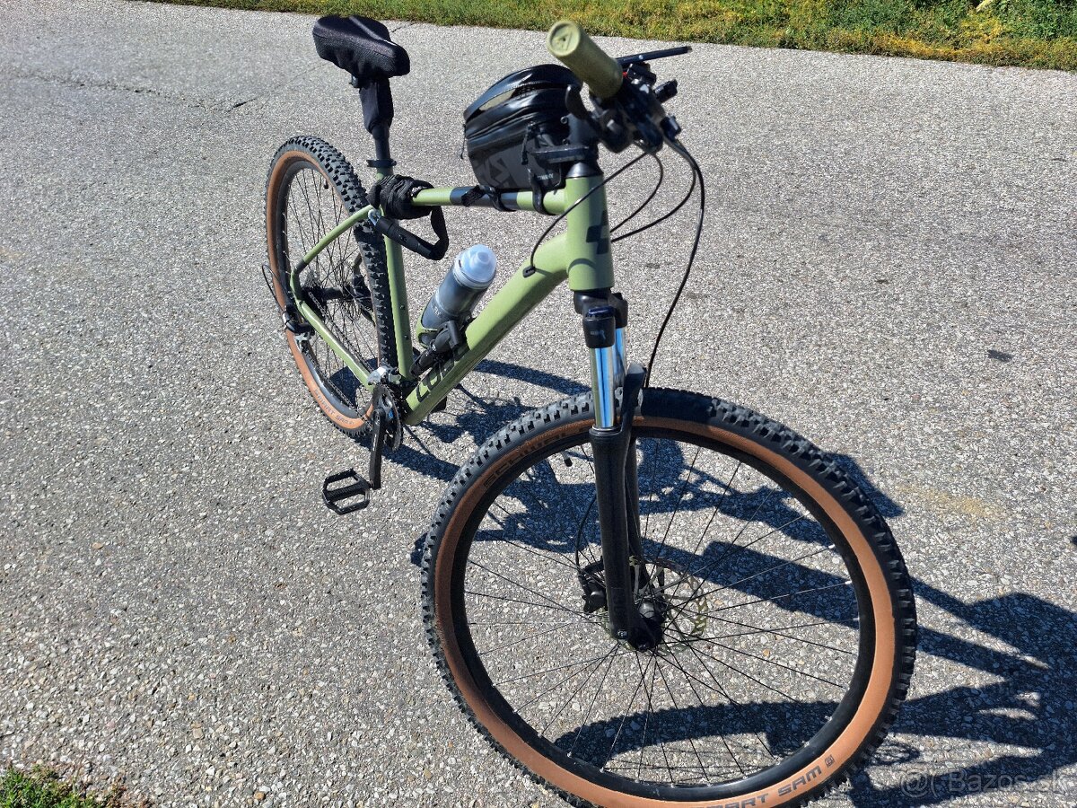 Bicykel Cube Aim Race olive-black XL