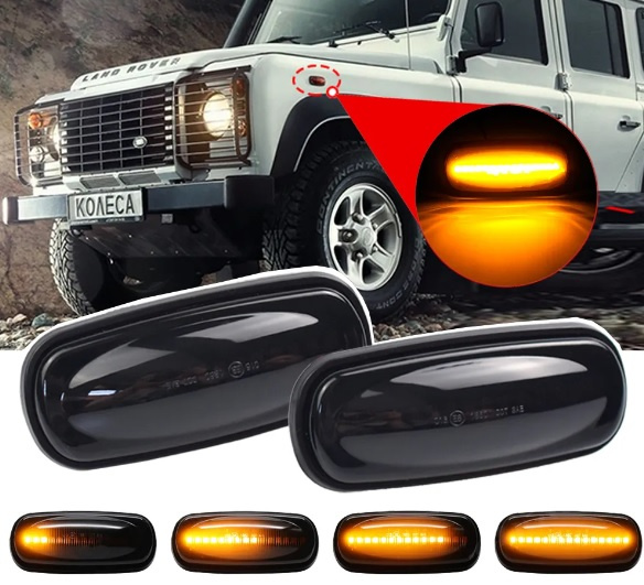 Land Rover smerovky LED