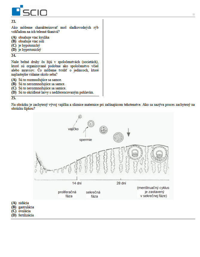 SCIO test(24)- bio,chem